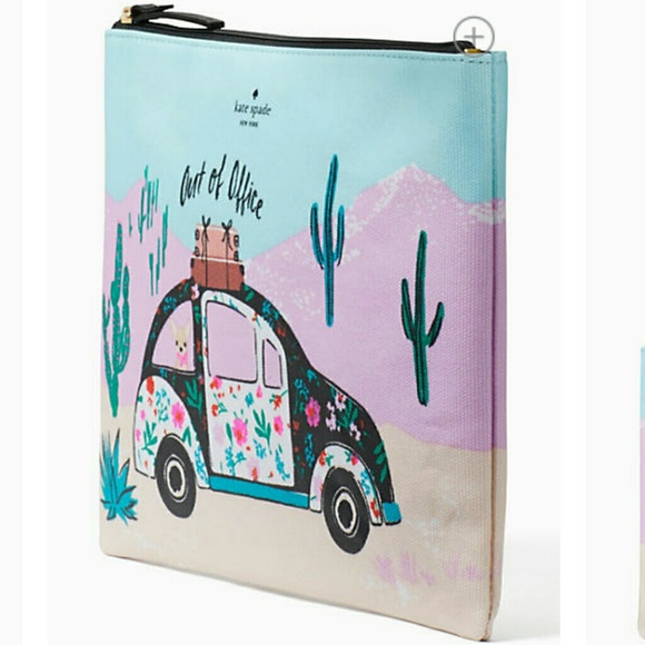 Kate spade out of the office gia cactus pouch - Picture 2 of 7